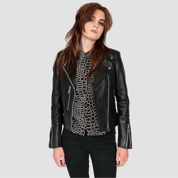 BRISTOL – RED LINING – LEATHER JACKET - Picture 3 of 4